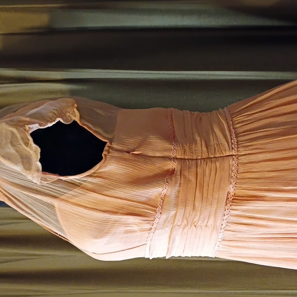 Elegant Sweetheart Peach Dress by Antonio Melani - Picture 4 of 12